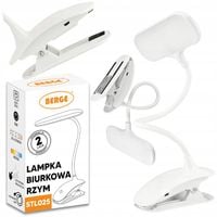 Lampka Na Biurko Biurkowa Na Klips LED 5W Ściemniana z Klipsem Na USB