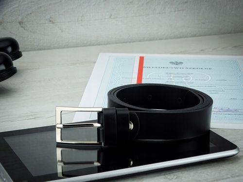 Pasek do spodni dla CHLOPCA komunijny skórzany na Arena.pl