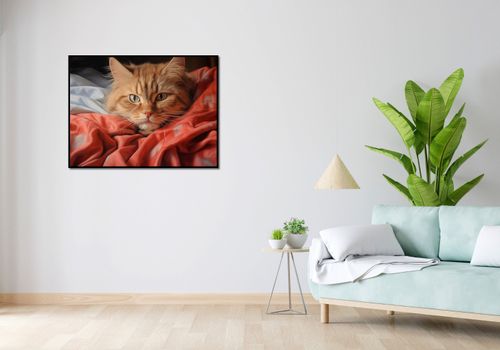 Plakat 100x75cm Mruczący Spokój na Arena.pl