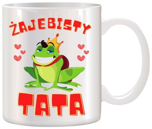 KUBEK Z NADRUKIEM ŚMIESZNY PREZENT DLA TATY URODZINY IMIENINY DZIEŃ OJCA na Arena.pl