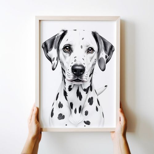 Plakat pies dalmatyńczyk 40x50 cm na Arena.pl