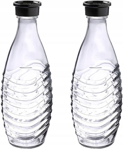 2 Szklane Butelki Karafki SodaStream Crystal Penguin 0,6L na Arena.pl