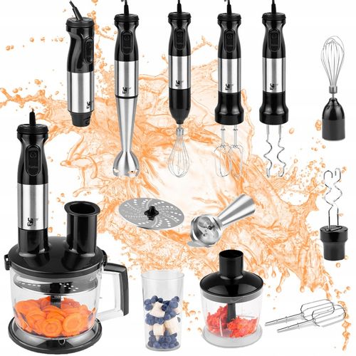 BLENDER RĘCZNY MIKSER TURBO ROBOT MALAKSER WIELOFUNKCYJNY 10w1 2 TARCZE na Arena.pl