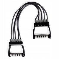2X GUMY DO ĆWICZEŃ EKSPANDER GUMOWY 5 ODPINANYCH GUM 60cm TRENINGOWY DK 322