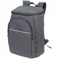 szary plecak termiczny 14 l idealny na majówkę piknik nad jezioro grill