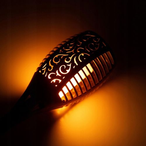 Lampy Solarne Ogrodowe LED Pochodnia Płomień Latarnia Lampki Do Ogrodu na Arena.pl