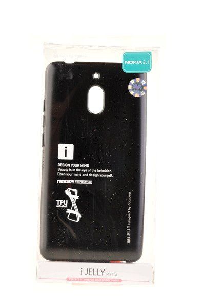 Etui Mercury Goospery iJelly Case do NOKIA 2.1 czarny zdjęcie 4