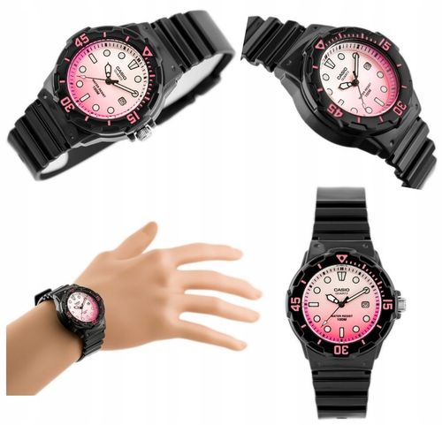 Zegarek CASIO dla dziewczynki PREZENT DZIECIĘCY +BOX +TOREBKA +GRAWER na Arena.pl