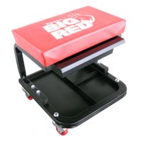 Taboret Warsztatowy Krzesełko Warsztatowe Szuflada Koła łożyskowane Big Red