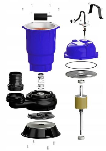 POMPA WODY CZYSTEJ SZAMBA BRUDNEJ Z ROZDRABNIACZEM ZATAPIALNA WĄŻ 30M 750W na Arena.pl