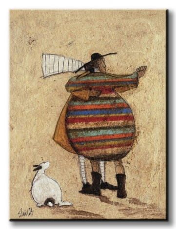 Sam Toft Dancing Cheek To Cheeky - Obraz na płótnie 30x40 cm na Arena.pl