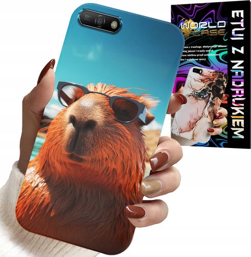 ETUI DO HUAWEI Y6 2018 - SŁODKA KAPIBARA, CAPIBARA CASE + SZKŁO na Arena.pl