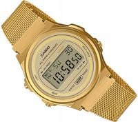 ZŁOTY ZEGAREK CYFROWY CASIO A171WEMG-9AEF MŁODZIEŻOWY VINTAGE STYL +BOX