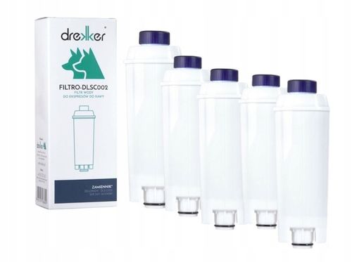 5x filtr Drekker Delonghi - DLS C002, Filtr zamienny na Arena.pl