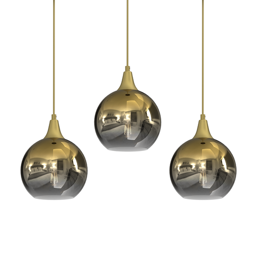 Lampa wisząca MONTE GOLD 3xE27 na Arena.pl