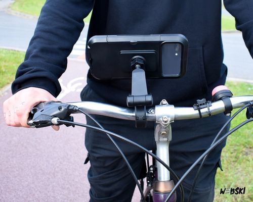 WODOSZCZELNY UCHWYT DO NAWIAGACJI TELEFONU I SAKWA DO KIEROWNICY HULAJNOGI na Arena.pl