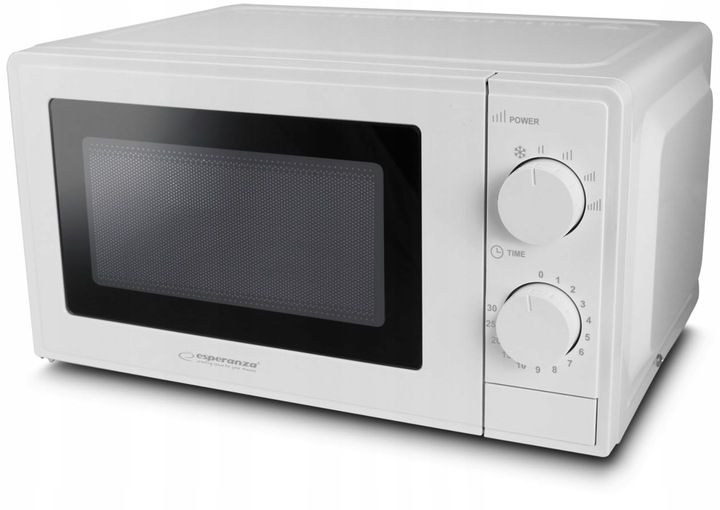 KUCHENKA MIKROFALOWA MIKROFALA 20L MOCNA 700W ESTOFADO BIAŁA ESPERANZA zdjęcie 2