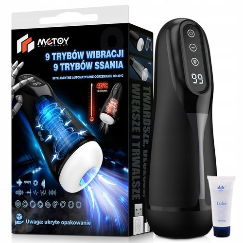 Automatyczne masturbator meski z funkcją ssania, wibracji, ogrzewania na Arena.pl