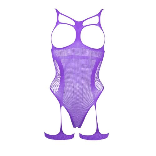 body open-cup strappy teddy purple os le desir na Arena.pl