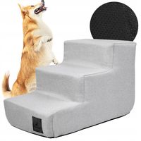 SCHODY SCHODKI PODEST RAMPA dla psa kota 3 stopnie NobleDOG STABILNE