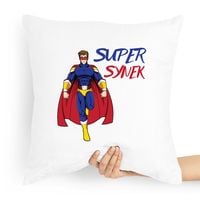 Poduszka Prezent Dla Syna Syneczek Super Synek Z Nadrukiem Ze Zdjęciem