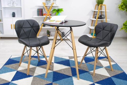 Stół TODI Okrągły 60cm - czarny na Arena.pl