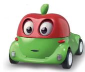 MINI SAMOCHÓD ZDALNIE STEROWANY RC DLA DZIECI JABŁKO APPLE CAR