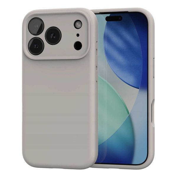 Spacecase Silicone Mag Iphone 17 Pro Max Stone zdjęcie 5