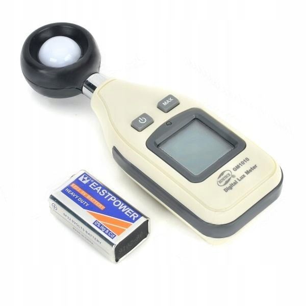 LUKSOMIERZ LUXOMETR MIERNIK NATĘŻENIA ŚWIATŁA OŚWIETLENIA ŚWIATŁOMIERZ LCD zdjęcie 7