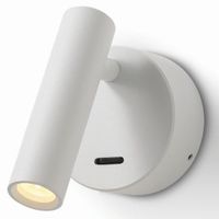 Kinkiet do gabinetu Kent 633001302 Elkim LED 3W 6000K włącznik punktowy biały