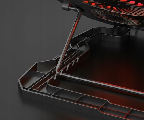 PODSTAWKA PODKŁADKA CHŁODZĄCA POD LAPTOPA REGULOWANA 9-17'' LED RGB 2x USB na Arena.pl