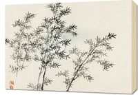 Obraz 70x50cm Bamboo, Kōno Bairei Japoński Vintage do Salonu