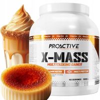 GAINER w proszku białko węglowodany ProActive X-MASS CREME BRULE 3000g