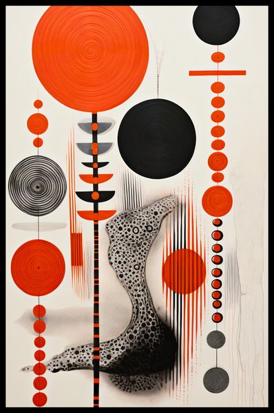 Plakat 53x81cm Kontrastowy Kosmos zdjęcie 2
