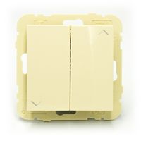 Efapel Logus90 łącznik żaluzjowy zwierny z elektryczną blokadą kość słoniowa 90281 kwmf