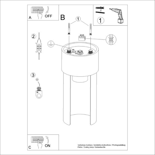 Plafon FLASH biały zdjęcie 9