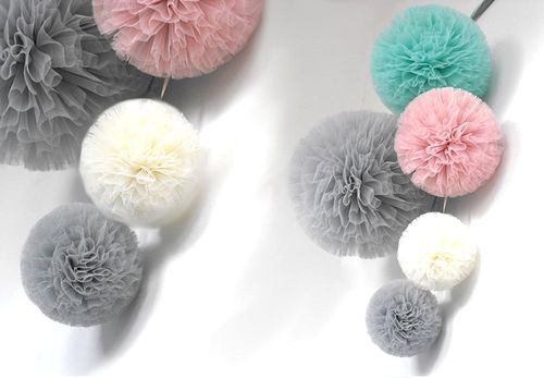 Pompony tiulowe 10 cm na Arena.pl