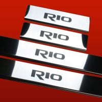 Listwa progowa KIA RIO MK2 Stal nierdzewna 304 połysk  4szt