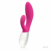 lelo ina wave cerise - silikonowa maszyna intymna z 10 trybami pracy