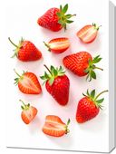 Obraz 50x70cm  Nowoczesny Owoce I Truskawki I Pop Art Vintage do Salonu