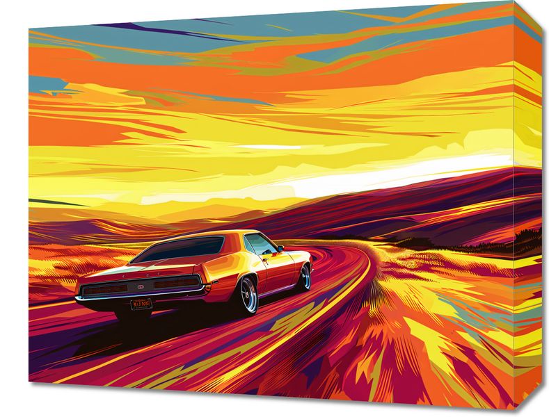 Obraz 50x40cm Pędź Przed Siebie zdjęcie 1