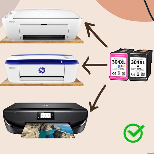 Tusz do HP 304 XL czarny kolor POZIOM TUSZU na Arena.pl