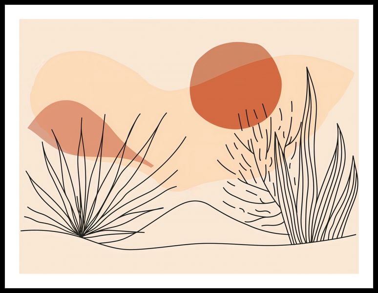 Plakat 80x60cm Miękka Roślinność zdjęcie 3