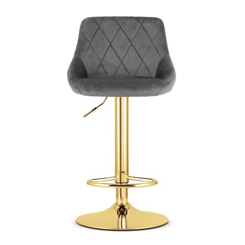 Hoker KAST - aksamit szary / baza złota na Arena.pl