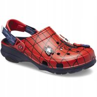 Crocs Dziecięce Lekkie Wygodne Buty Chodaki All Terain Spider-Man 33-34