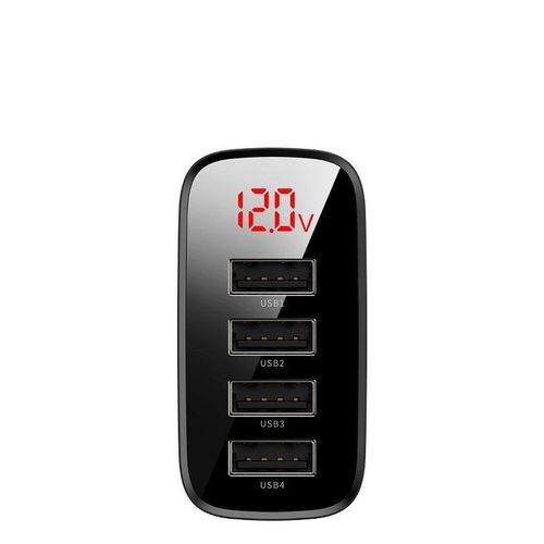 BASEUS MIRROR LED 4-PORT NETWORK CHARGER BLACK na Arena.pl