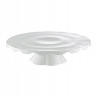 62133 Patera na nóżce porcelna Crema 30cm AMBITION