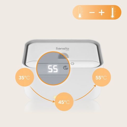Podgrzewacz do chusteczek nawilżanych 3 poziomy pracy Lionelo BabyBliss na Arena.pl