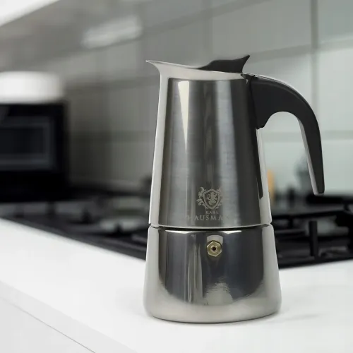 KAWIARKA STAL NIERDZEWNA ZAPARZACZ DO KAWY KAFETERKA WŁOSKA MOKA NA 6 KAW na Arena.pl