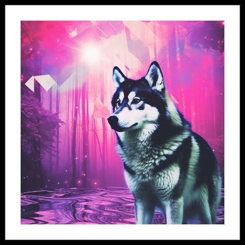 Plakat 40x40cm Wilczy Duch na Arena.pl